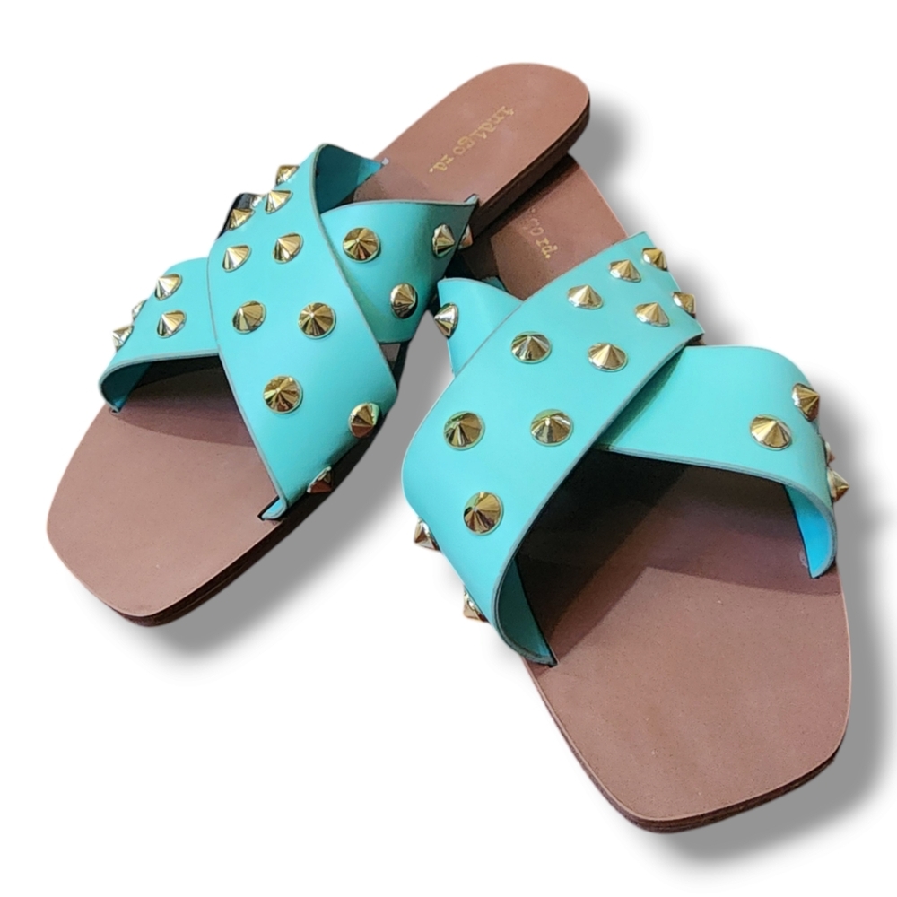 Indigo Rd Studded Sandals in Light Blue